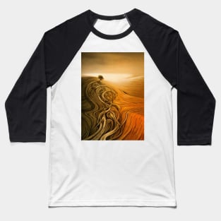 Tree in abstract desert Baseball T-Shirt